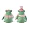 Glitzhome® Valentine's Frog Couple Figurine Set